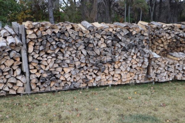 Aspen Firewood Stack